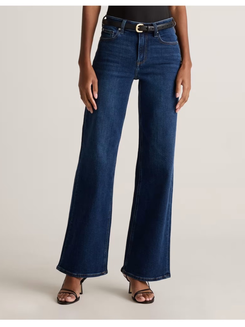 Quince Bella Stretch Wide Leg Jeans